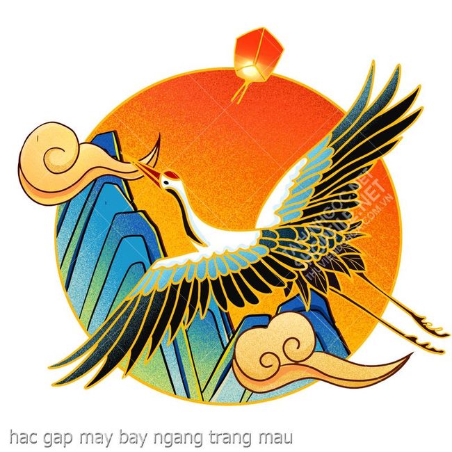 hac gap may bay ngang trang mau